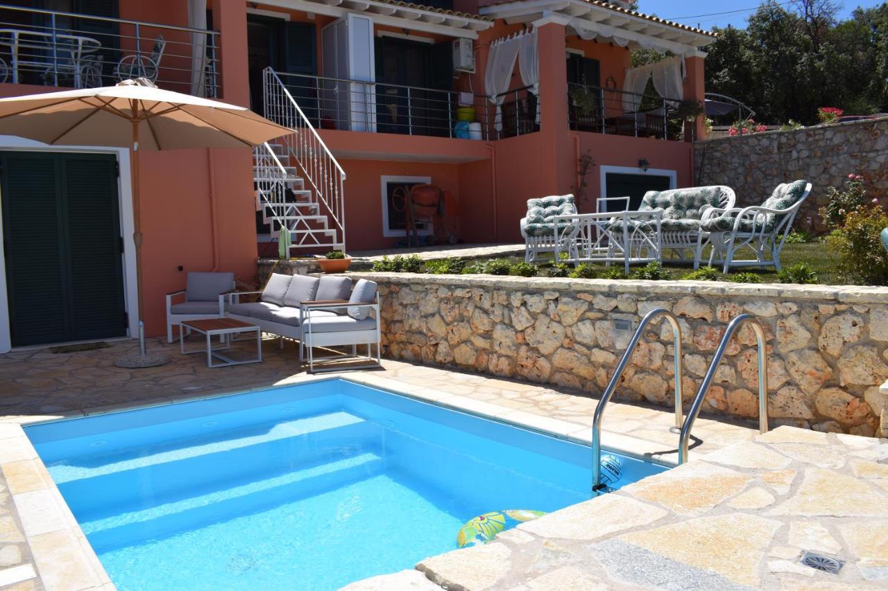 Villa Thetis With Private Pool Where The Sunsets Fade Away Áyios Nikítas Eksteriør billede