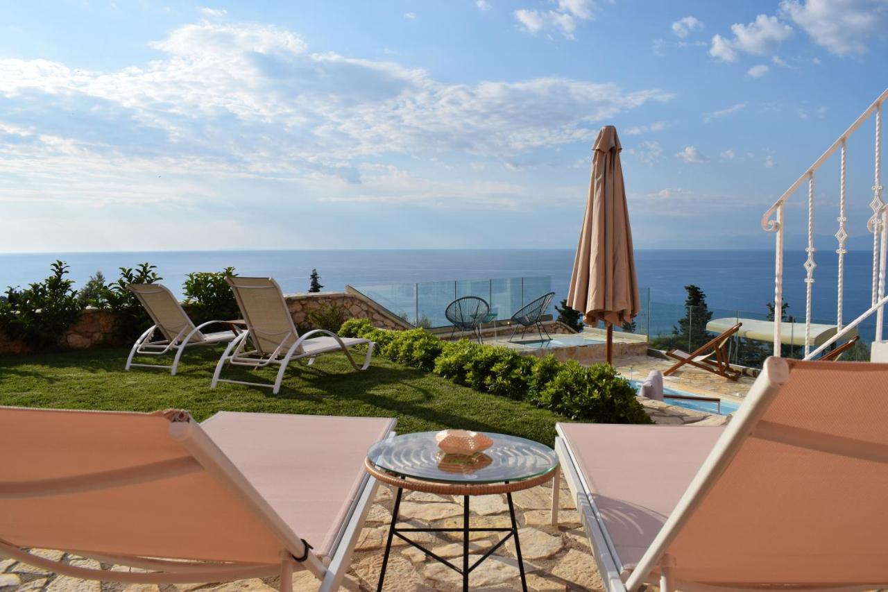 Villa Thetis With Private Pool Where The Sunsets Fade Away Áyios Nikítas Eksteriør billede