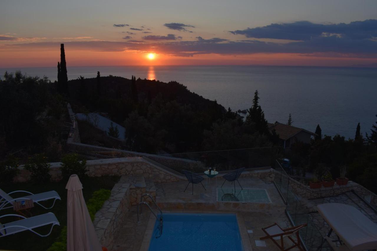 Villa Thetis With Private Pool Where The Sunsets Fade Away Áyios Nikítas Eksteriør billede